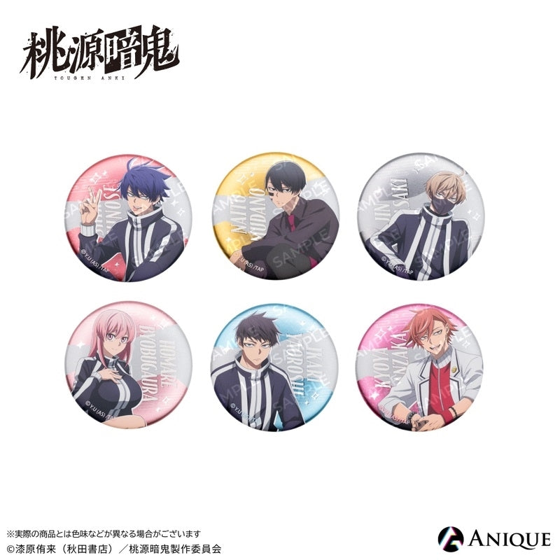 (1BOX=6)(Goods - Badge) Tougen Anki Exclusive Art (Breaktime) Trading Jewel Button Badge (6 Types)