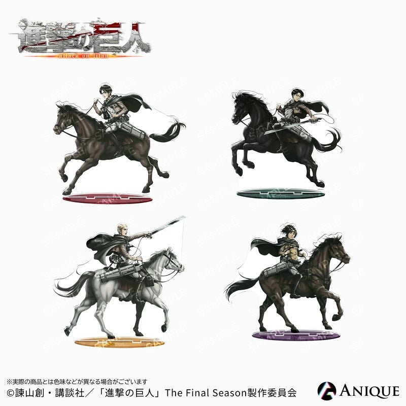 (Goods - Acrylic Stand) Attack on Titan Exclusive Art (Cavalry) Levi BIG Acrylic Stand