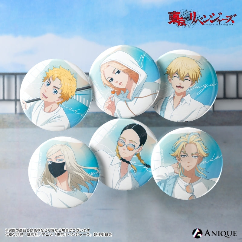 (1BOX=6)(Goods - Badge) Tokyo Revengers (Rooftop) Trading Button Badge (6 Types)