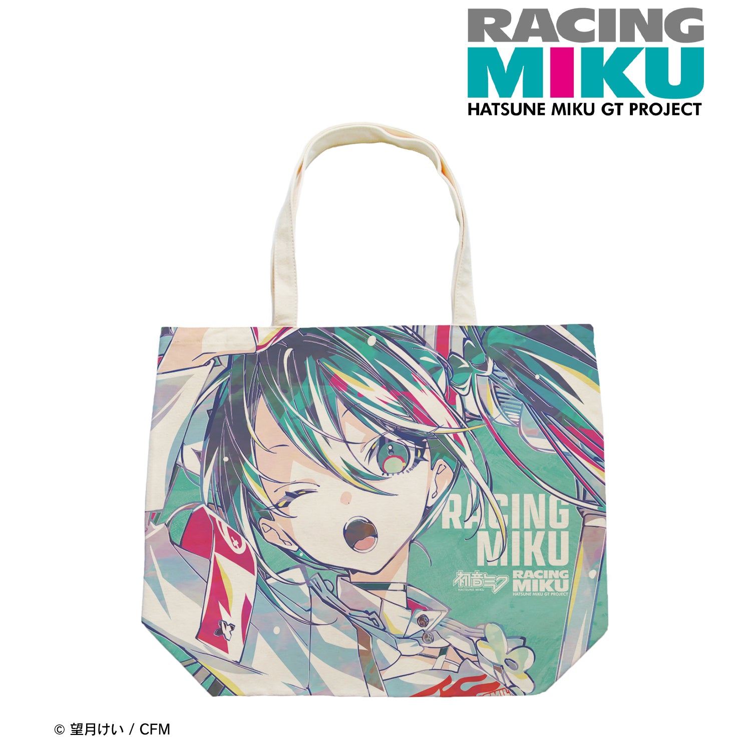 (Goods - Bag) Hatsune Miku GT Project Racing Miku 2025Ver. Ani-Art Full Graphic Tote Bag