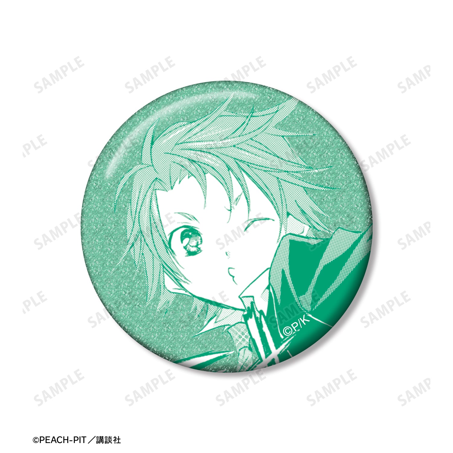 (Goods - Badge) Shugo Chara! Kukai Soma Panel Glitter Button Badge Set of 3