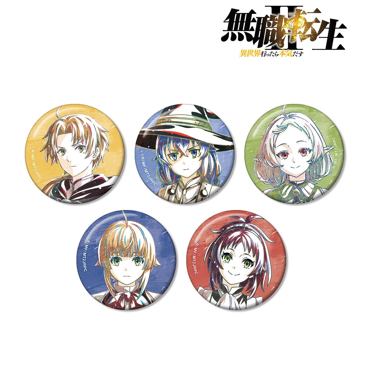 (1BOX=5)(Goods - Badge) Mushoku Tensei: Jobless Reincarnation 2 Trading Ani-Art Vol.2 Button Badge