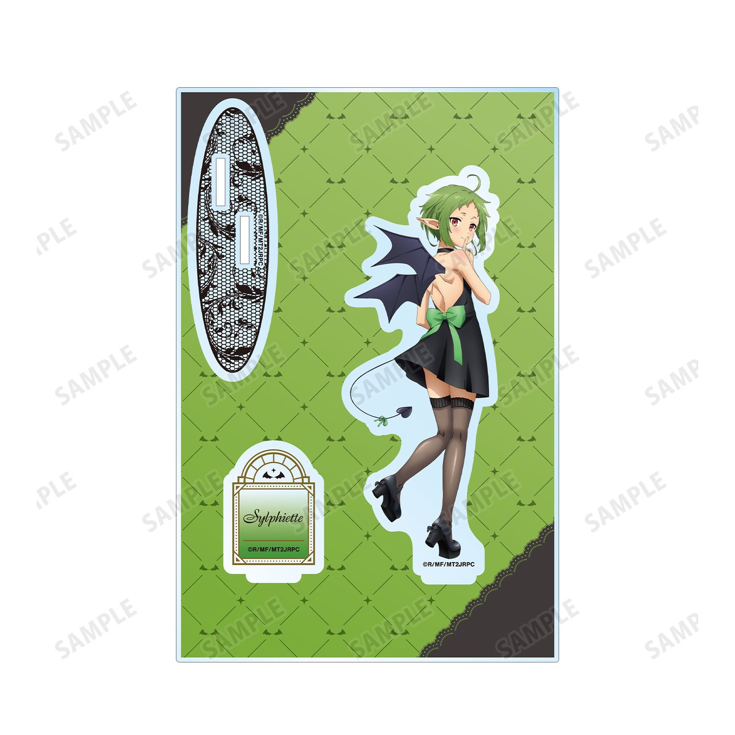 (Goods - Acrylic Stand) Mushoku Tensei: Jobless Reincarnation 2 feat. Exclusive Art Sylphiette (Devil ver.) BIG Acrylic Stand w/ Parts