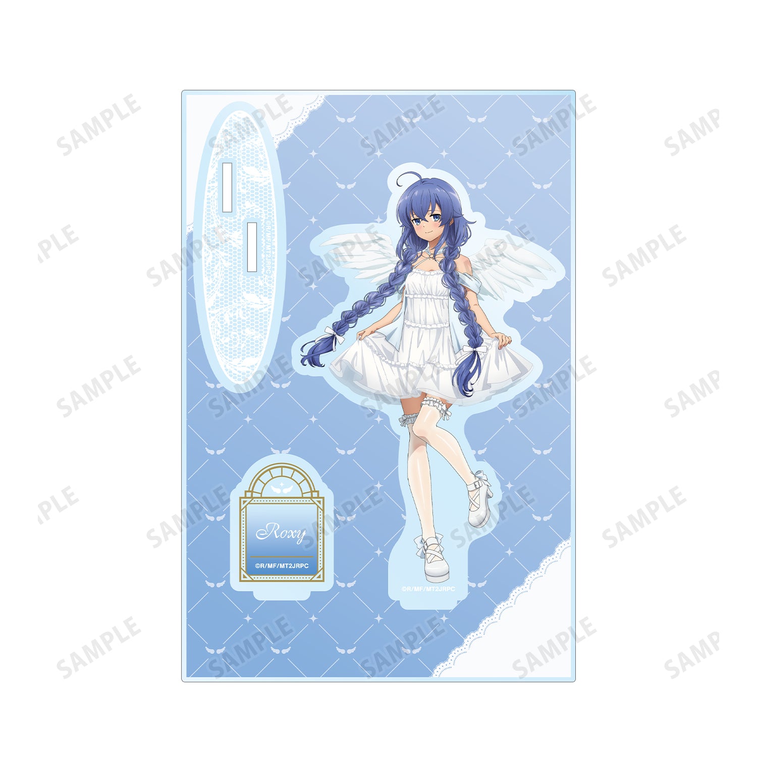 (Goods - Acrylic Stand) Mushoku Tensei: Jobless Reincarnation 2 feat. Exclusive Art Roxy Migurdia (Angel ver.) BIG Acrylic Stand w/ Parts