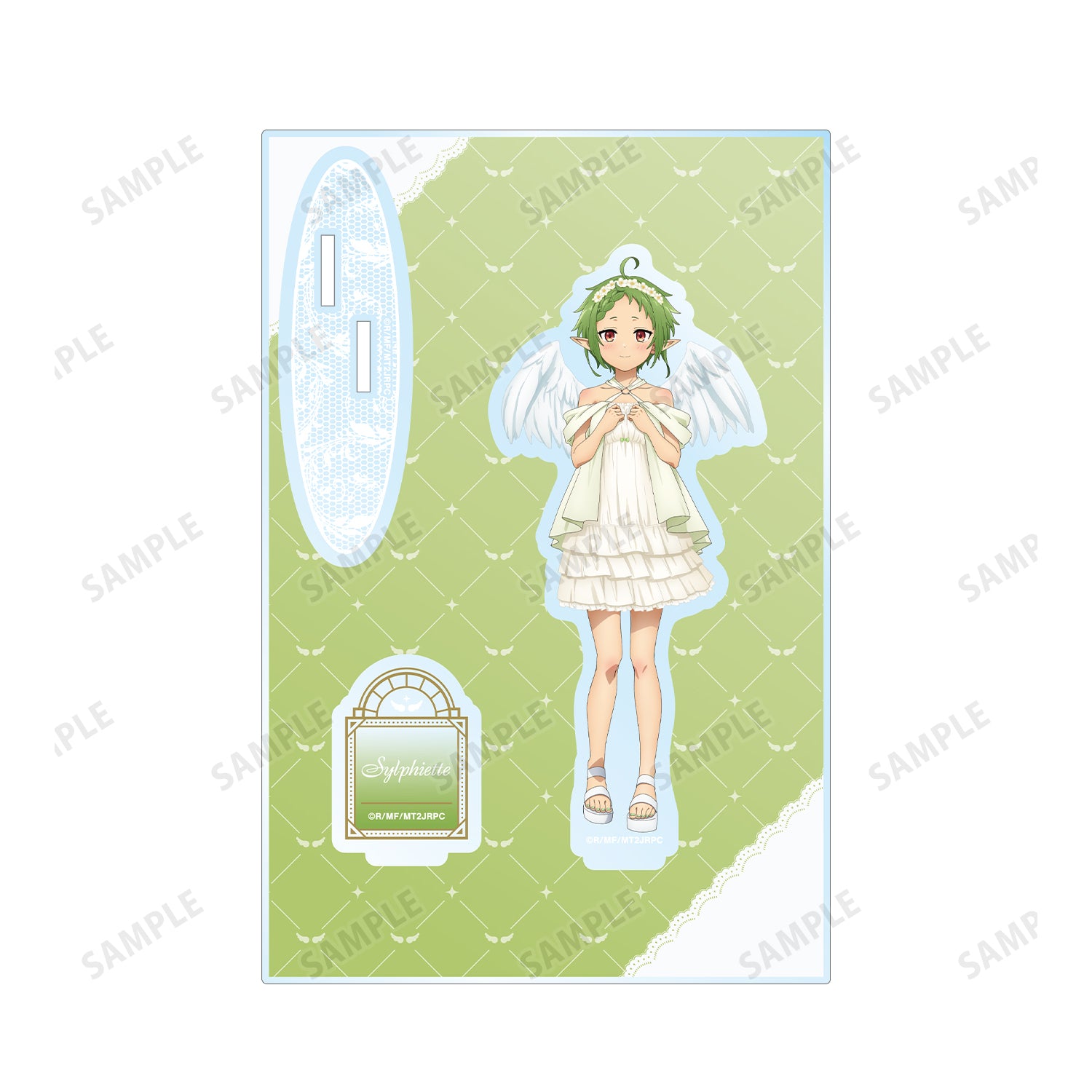 (Goods - Acrylic Stand) Mushoku Tensei: Jobless Reincarnation 2 feat. Exclusive Art Sylphiette (Angel ver.) BIG Acrylic Stand w/ Parts
