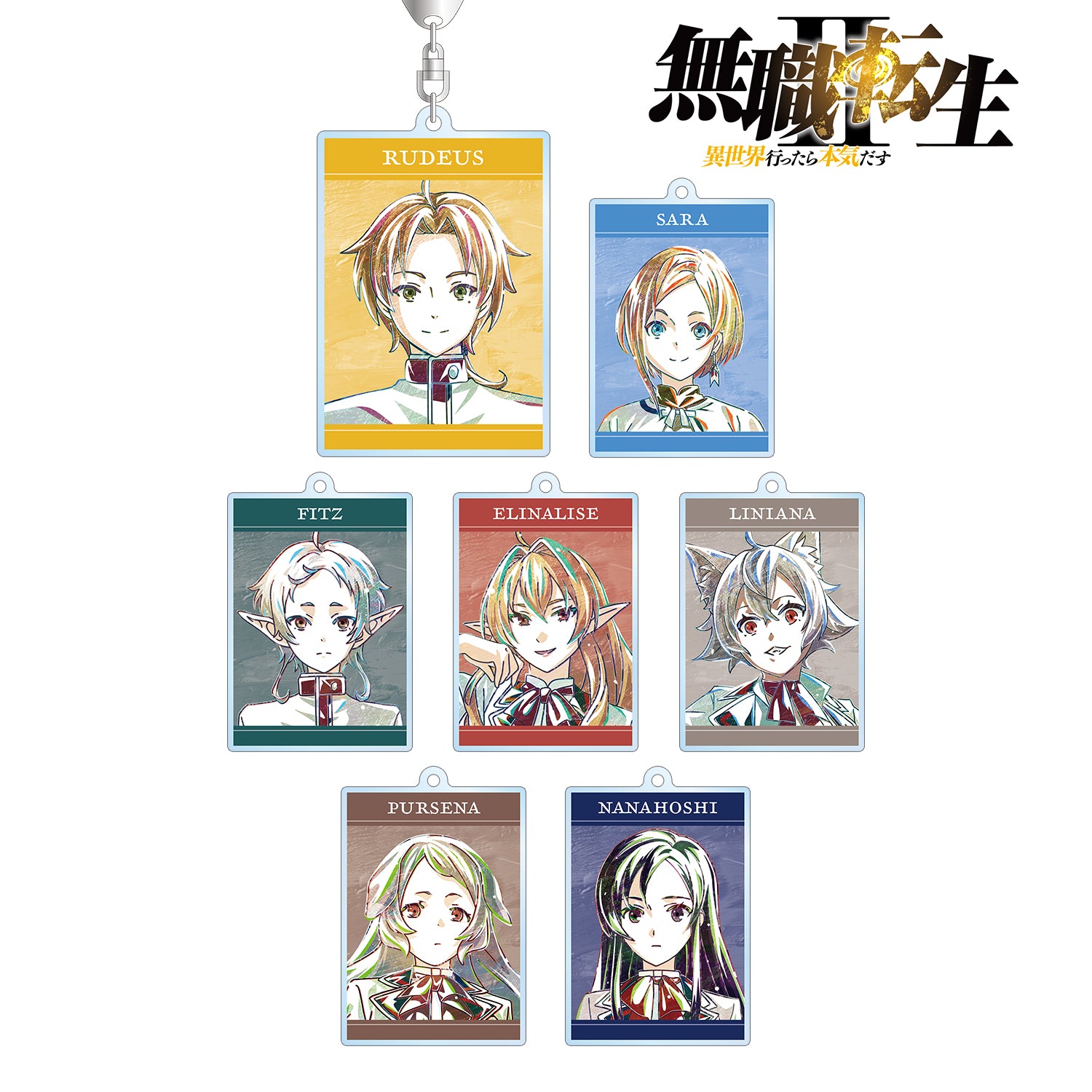 (1BOX=7)(Goods - Keychain) Mushoku Tensei: Jobless Reincarnation 2 Trading Ani-Art Acrylic Keychain