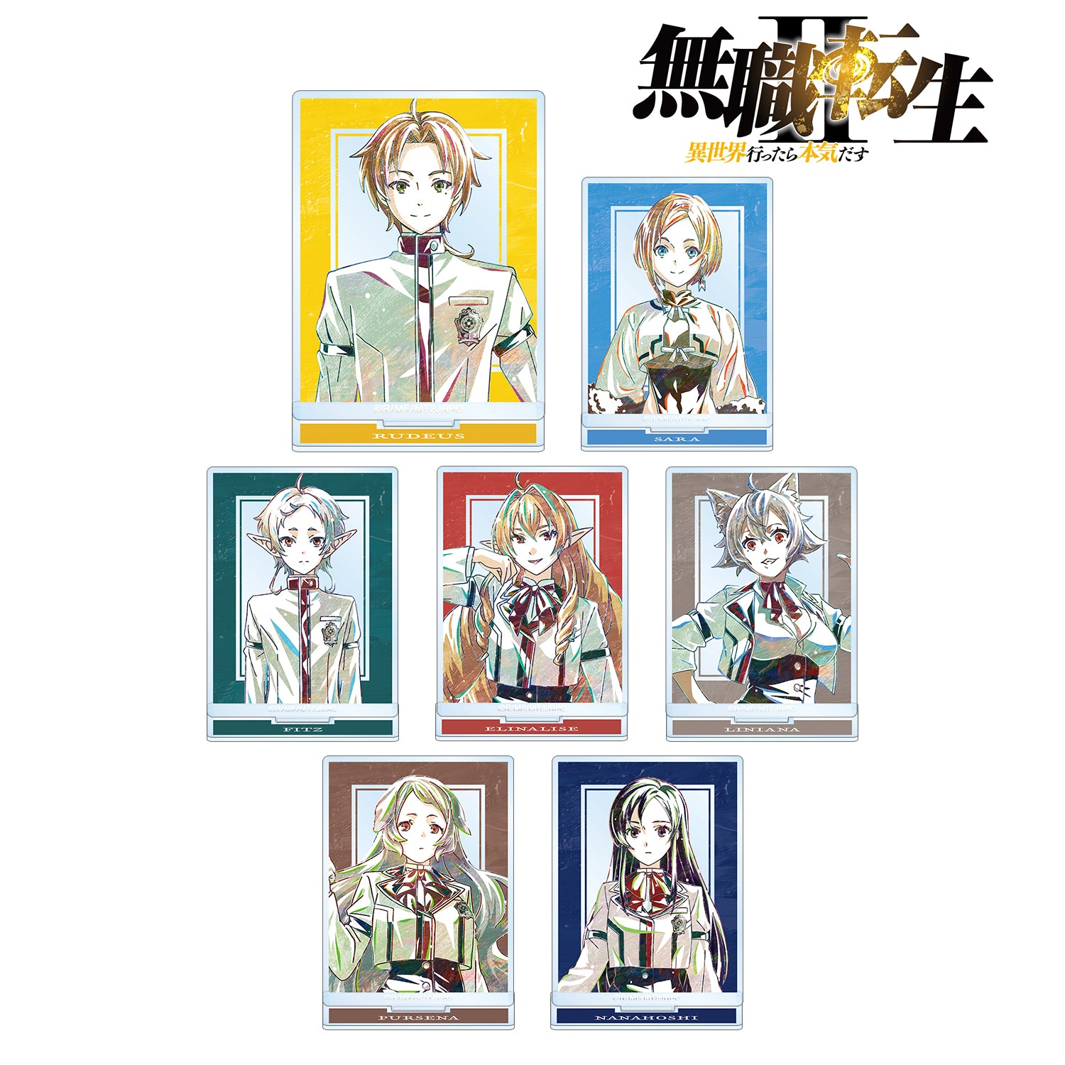 (1BOX=7)(Goods - Acrylic Stand) Mushoku Tensei: Jobless Reincarnation 2 Trading Ani-Art Acrylic Stand