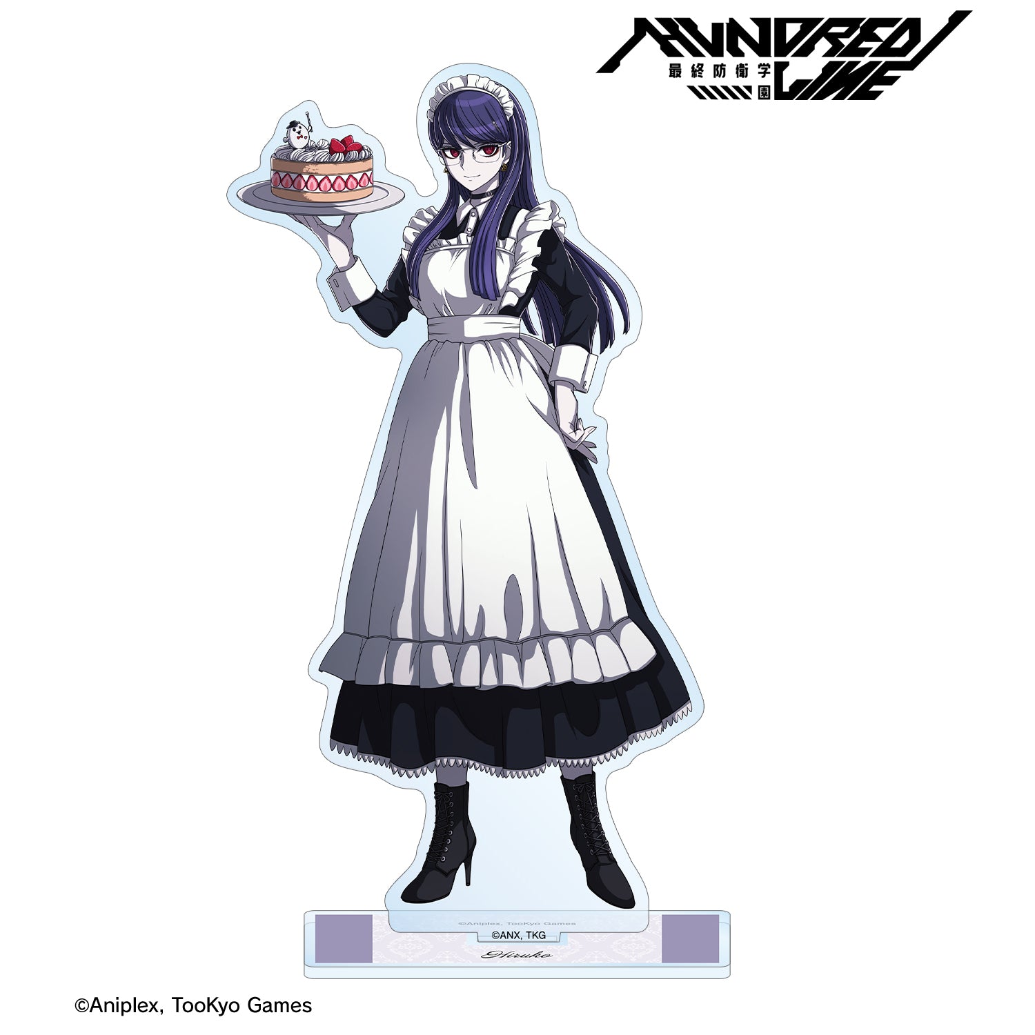 (Goods - Acrylic Stand) THE HUNDRED LINE - LAST DEFENSE ACADEMY Exclusive Art Hiruko Shizuhara Maid ver. BIG Acrylic Stand
