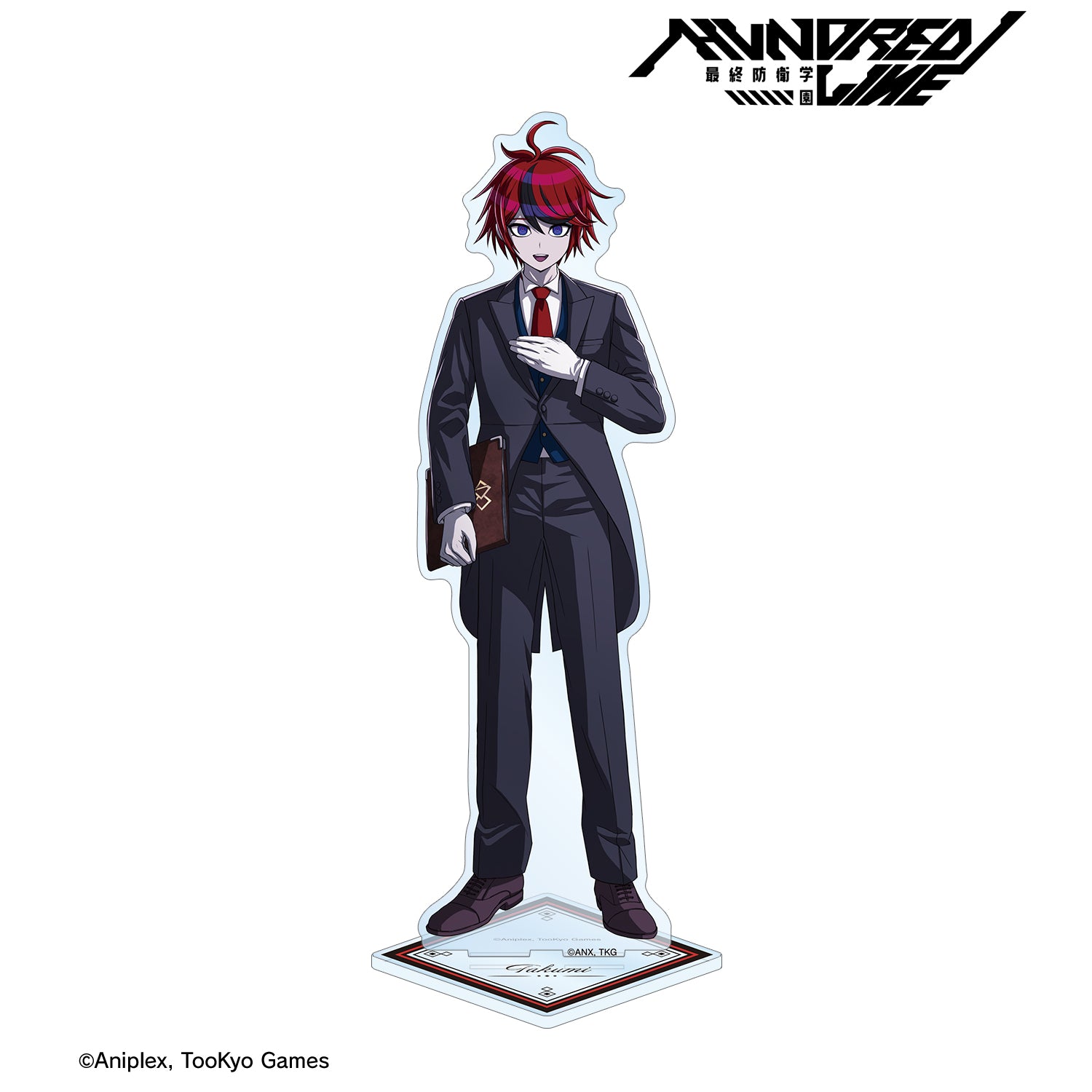 (Goods - Acrylic Stand) THE HUNDRED LINE - LAST DEFENSE ACADEMY Exclusive Art Takumi Sumino Butler ver. Large Acrylic Stand