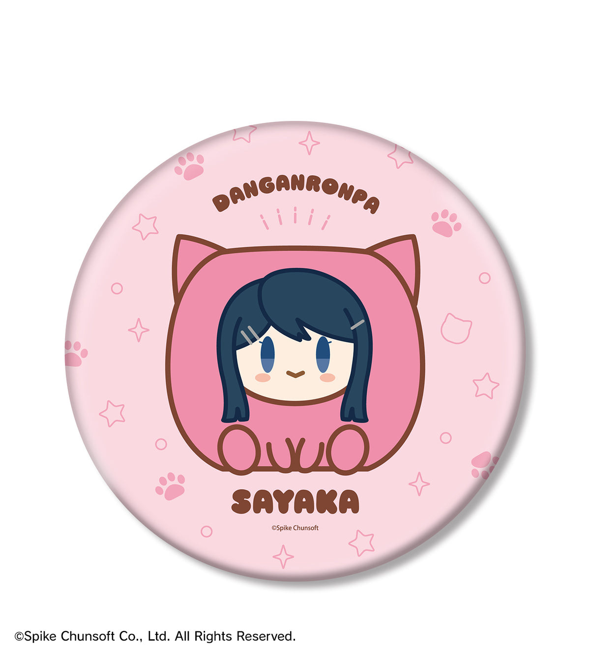 (Goods - Badge) Danganronpa Series Sayaka Maizono Kemocube BIG Button Badge