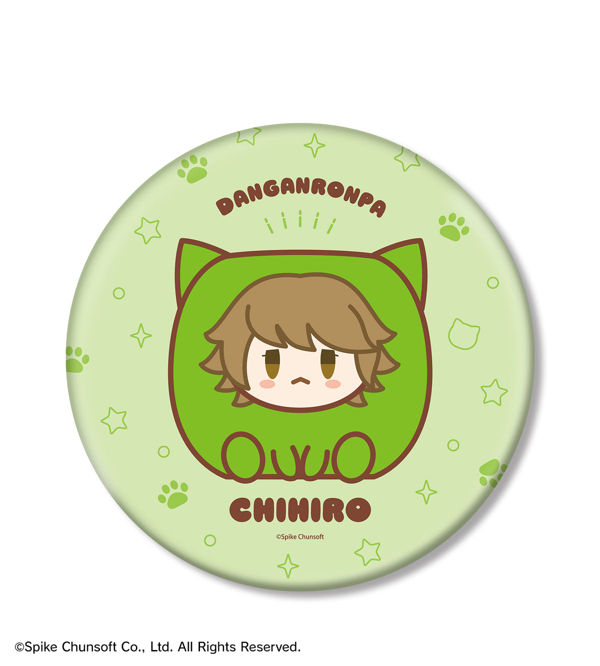 (Goods - Badge) Danganronpa Series Chihiro Fujisaki Kemocube BIG Button Badge