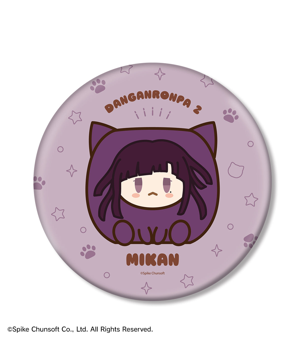 (Goods - Badge) Danganronpa Series Mikan Tsumiki Kemocube BIG Button Badge