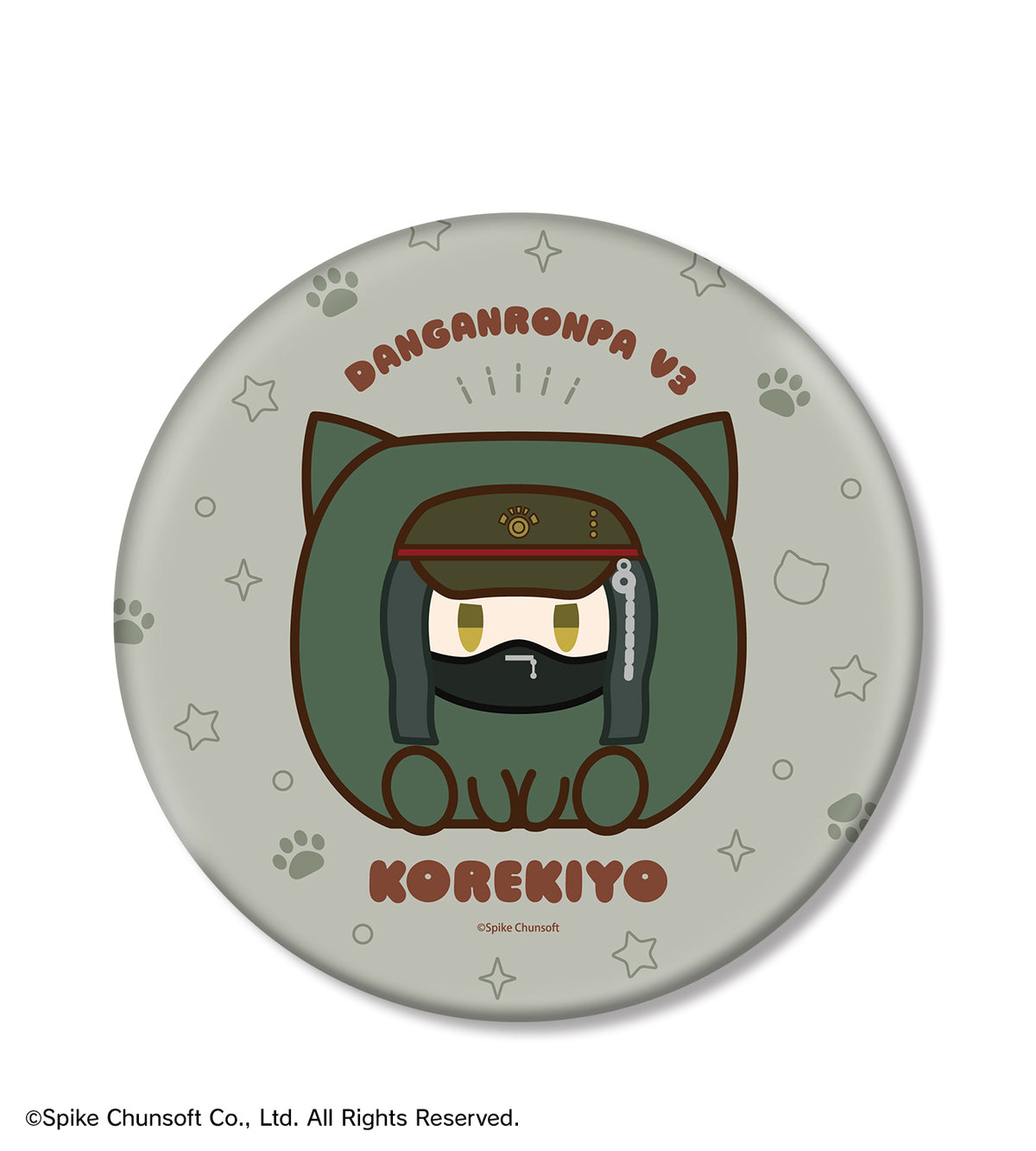 (Goods - Badge) Danganronpa Series Korekiyo Shinguji Kemocube BIG Button Badge
