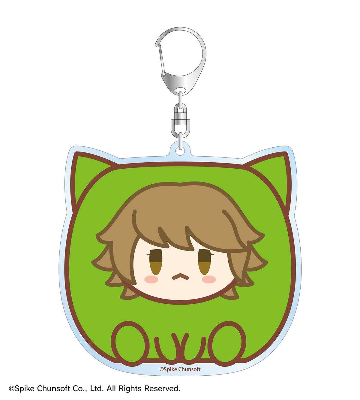 (Goods - Key Chain) Danganronpa Series Chihiro Fujisaki Kemocube BIG Acrylic Key Chain