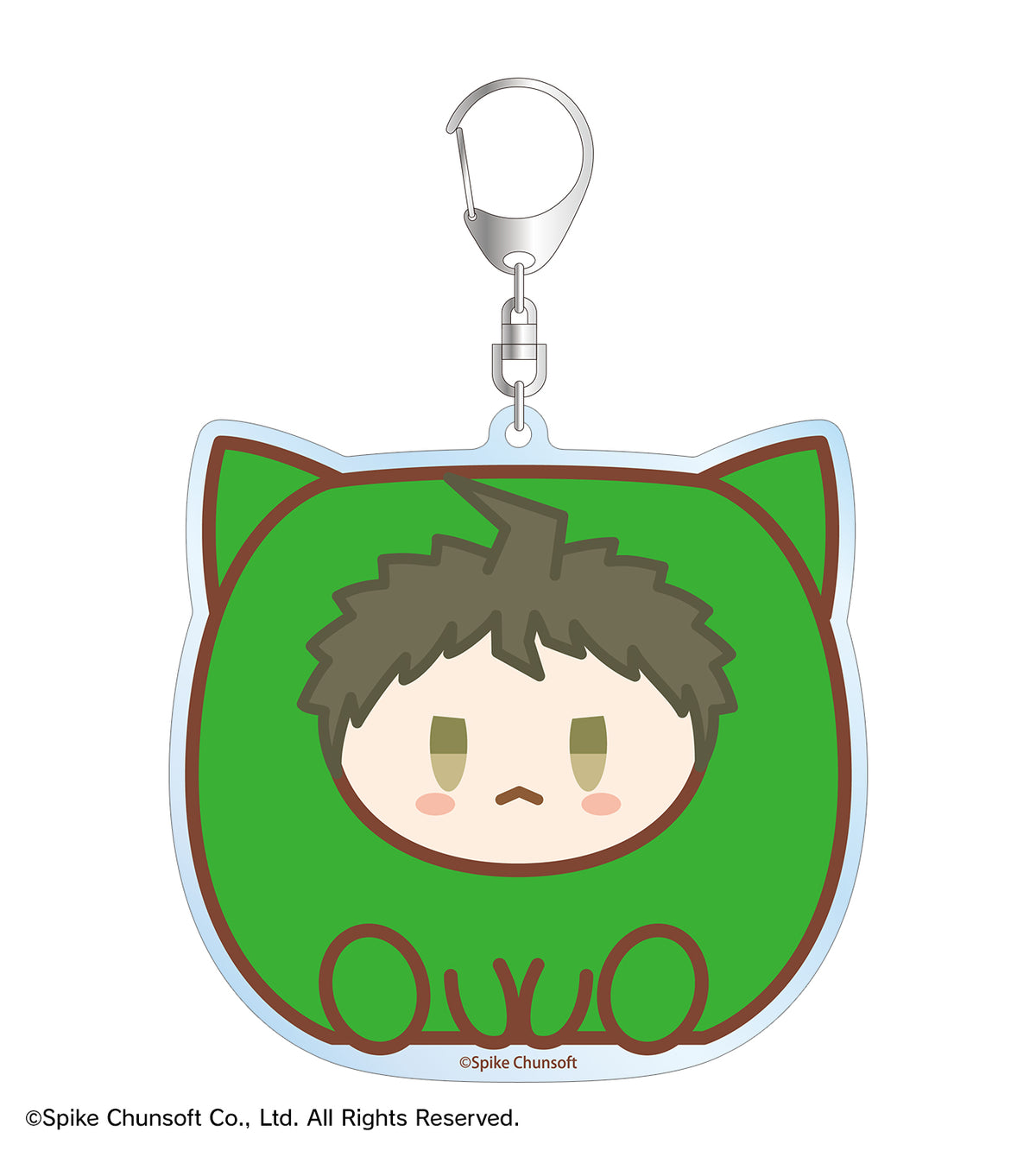 (Goods - Key Chain) Danganronpa Series Hajime Hinata Kemocube BIG Acrylic Key Chain