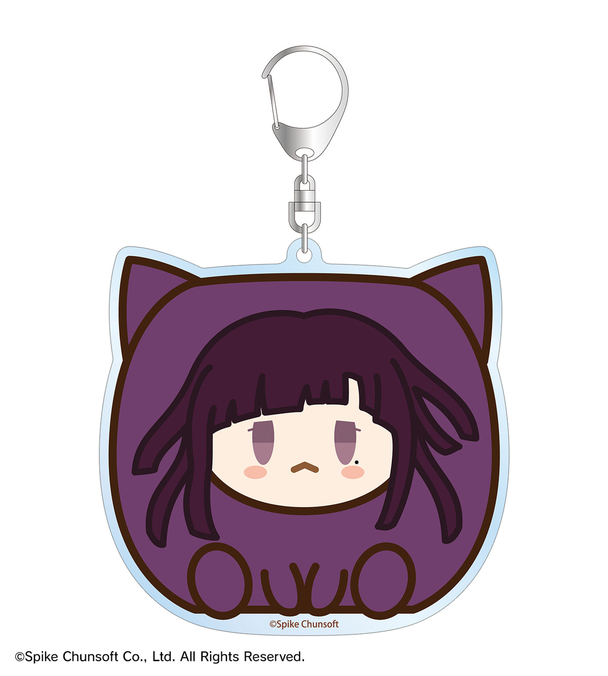 (Goods - Key Chain) Danganronpa Series Mikan Tsumiki Kemocube BIG Acrylic Key Chain