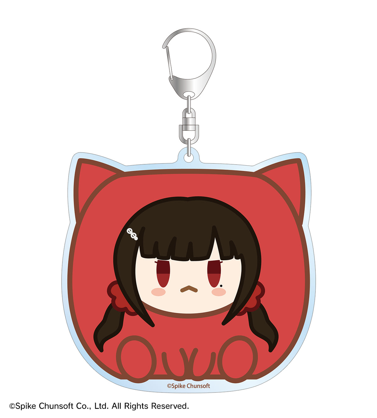 (Goods - Key Chain) Danganronpa Series Maki Harukawa Kemocube BIG Acrylic Key Chain