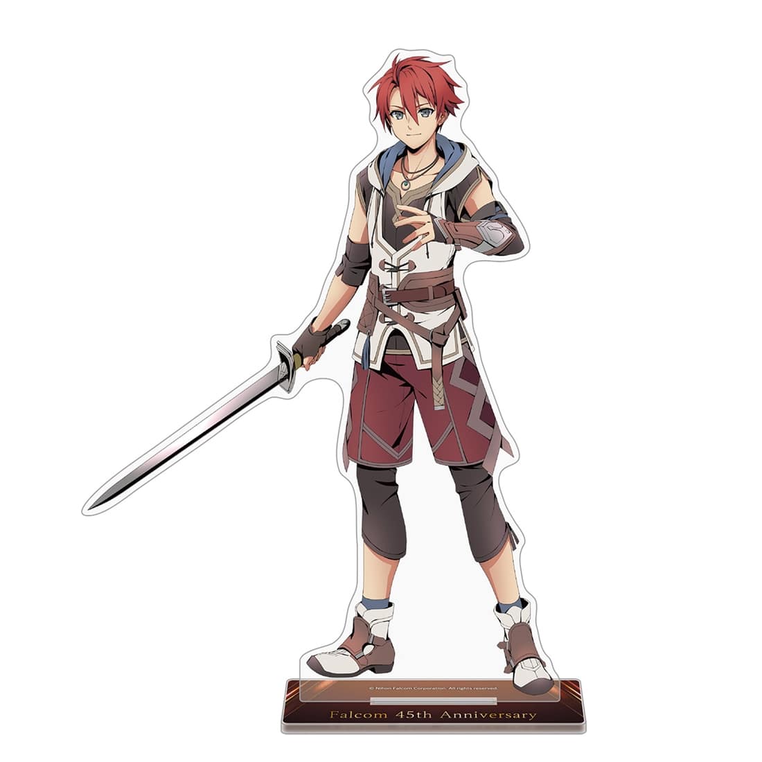 (Goods - Acrylic Stand) Nihon Falcom 45th Anniversary Big Acrylic Stand - Adol