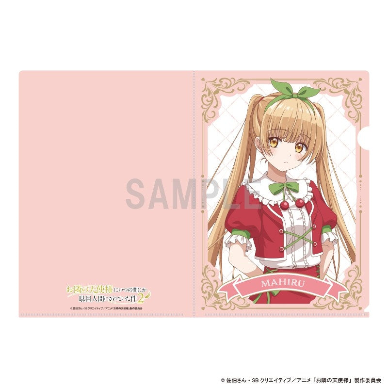 (Goods - Clear File) The Angel Next Door Spoils Me Rotten 2 Clear File Mahiru Shiina Cherry Outfit ver