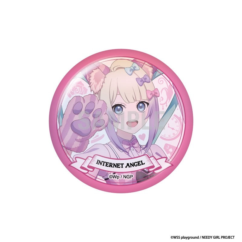 (1BOX=8)(Goods - Badge) NEEDY GIRL OVERDOSE Button Badge Collection Alice Motif ver