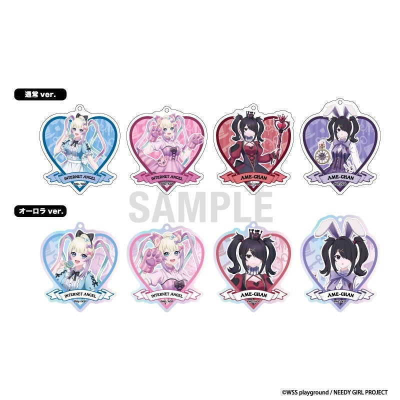 (1BOX=8)(Goods - Keychain) NEEDY GIRL OVERDOSE Acrylic KeychainCollection Alice Motif ver