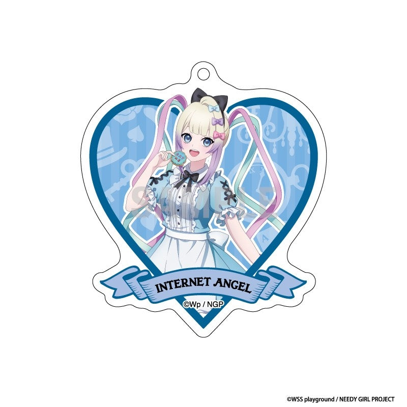 (1BOX=8)(Goods - Keychain) NEEDY GIRL OVERDOSE Acrylic KeychainCollection Alice Motif ver