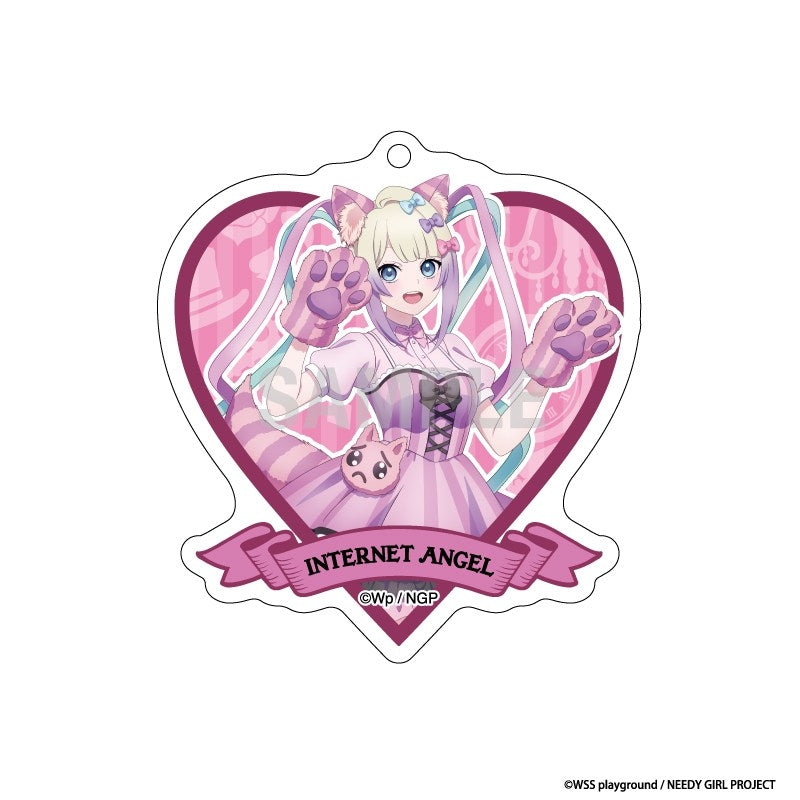 (1BOX=8)(Goods - Keychain) NEEDY GIRL OVERDOSE Acrylic KeychainCollection Alice Motif ver