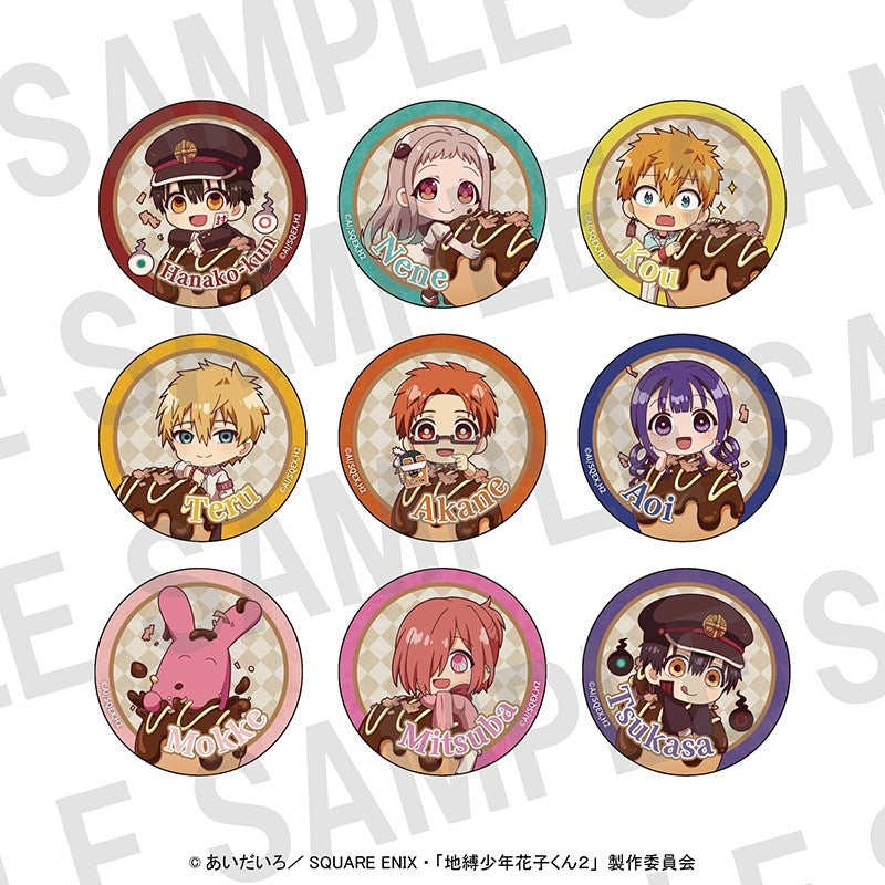 (1BOX=9)(Goods - Badge) TV Anime - Toilet-Bound Hanako-kun x Bakudan-yaki Trading Button Badge