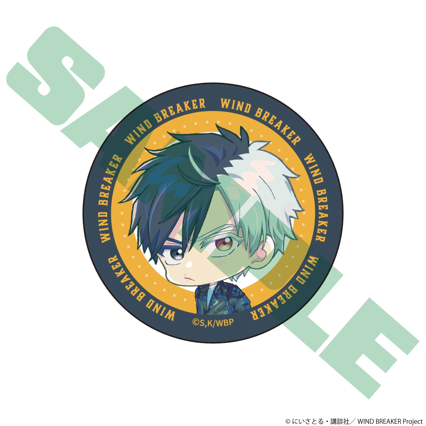 (1BOX=12)(Goods - Badge) TV Anime - WIND BREAKER Trading Button Badge