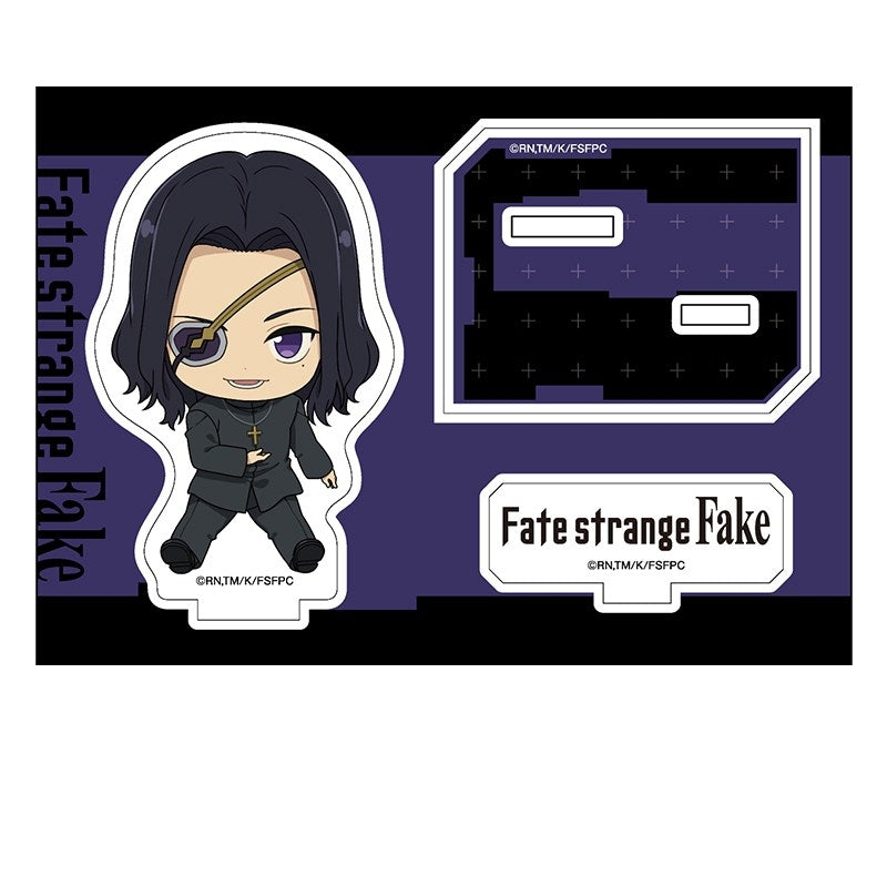 (Goods - Acrylic Stand) Fate/strange Fake Petanko Acrylic Figure Hansa Cervantes