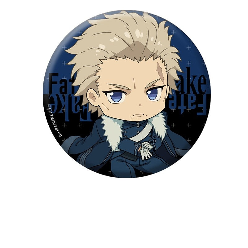 (Goods - Badge) Fate/strange Fake Petanko Button Badge Orlando Reeve