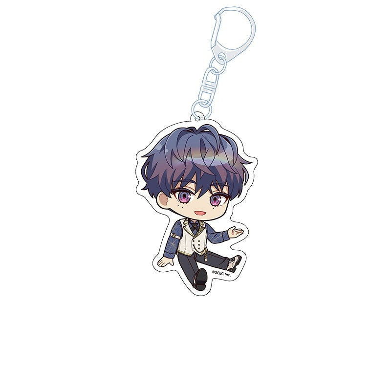 (Goods - Key Chain) TASOKARE HOTEL - TSUBOMI Petanko Acrylic Key Chain Yumehisa Hachiya
