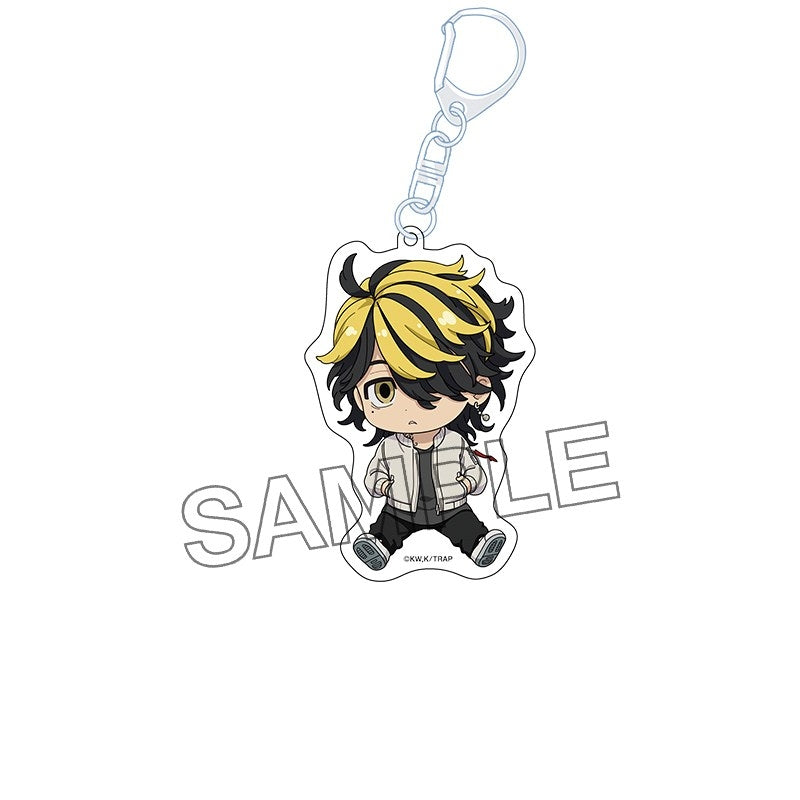(Goods - Key Chain) TV Anime Tokyo Revengers Petanko Acrylic Key Chain vol. 1 Kazutora Hanemiya