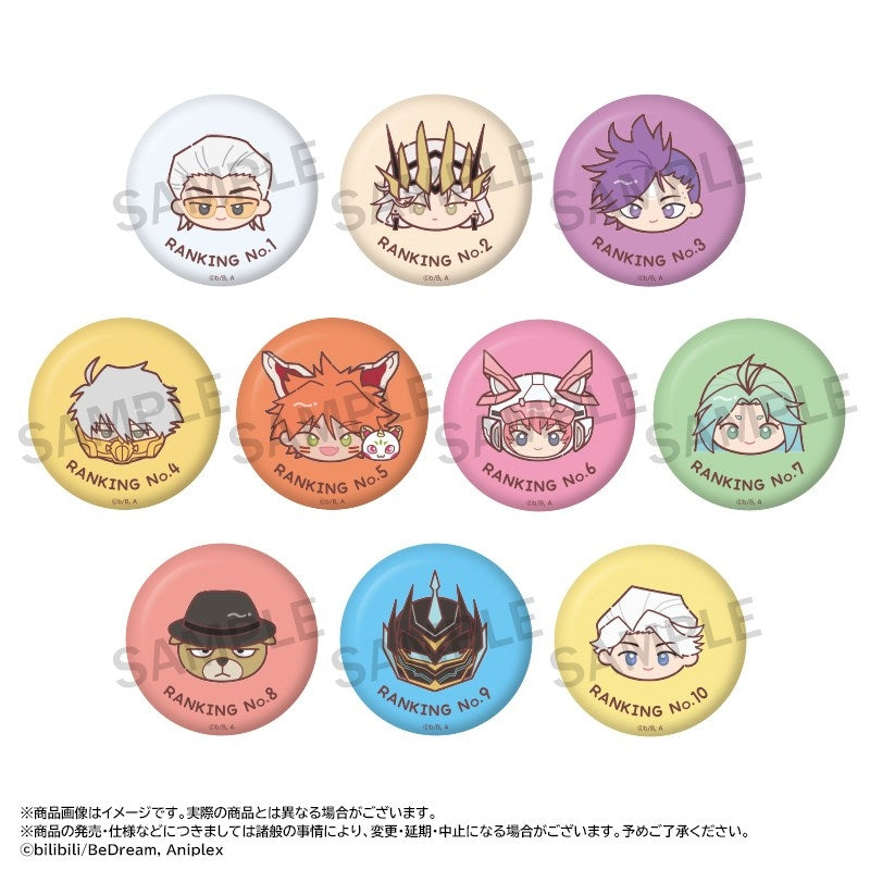 (1BOX=10)(Goods - Badge) Anime TO BE HERO X Yuru Colle Face Trading Button Badge