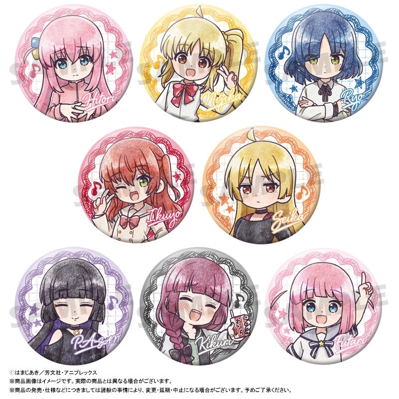 (1BOX=8)(Goods - Badge) TV Anime Bocchi the Rock! PicoPale Trading Button Badge