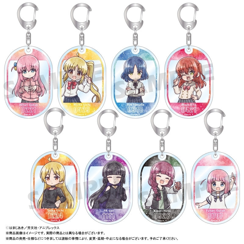 (1BOX=8)(Goods - Keychain) TV Anime Bocchi the Rock! PicoPale Trading Keychain
