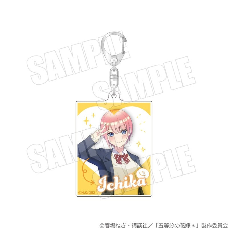 (Goods - Key Chain) The Quintessential Quintuplets* Mini Acrylic Key Chain - Trick or Heart Ichika