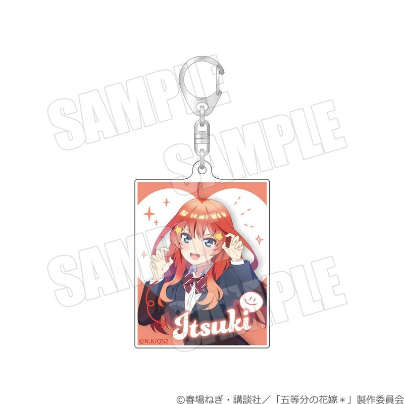 (Goods - Key Chain) The Quintessential Quintuplets* Mini Acrylic Key Chain - Trick or Heart Itsuki