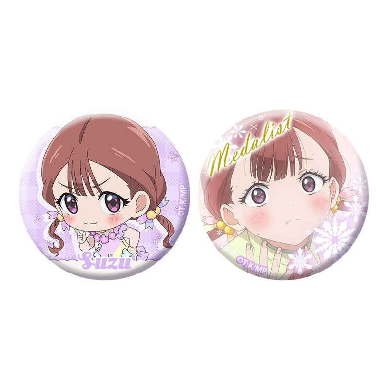(Goods - Badge) Medalist Suzu Kamoto Button Badge Set