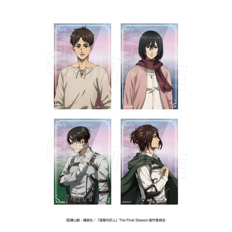 (Goods - Sticker) Attack on Titan Sticker Set (Set of 4) (EMOTIONAL WIND)