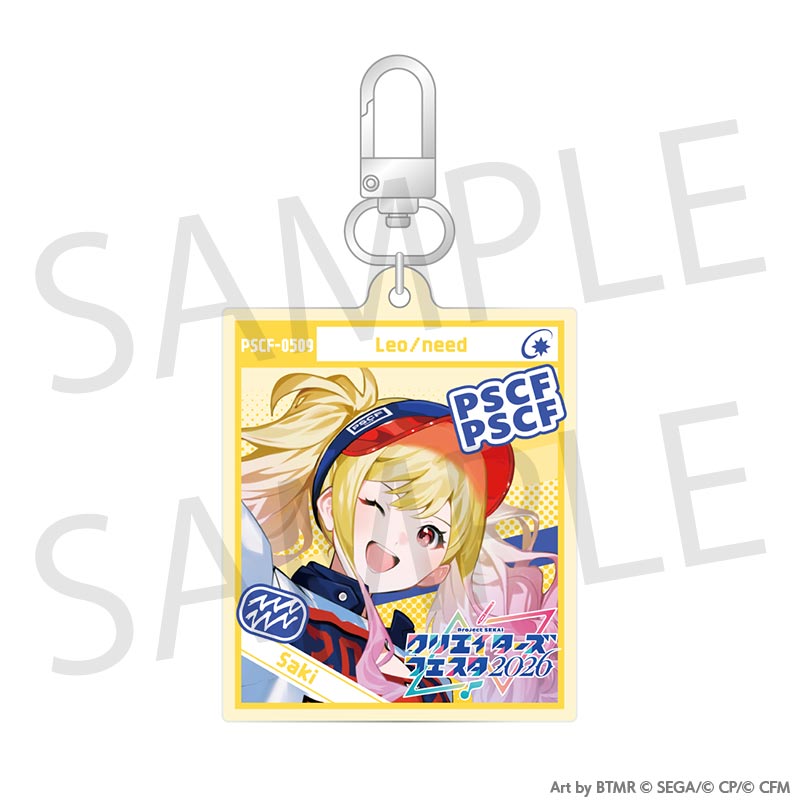 (Goods - Keychain) Hatsune Miku: Colorful Stage! Creators Festa 2026 Acrylic Keychain Saki Tenma