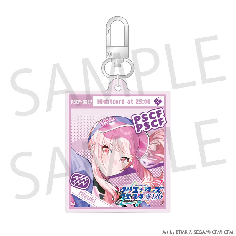 (Goods - Keychain) Hatsune Miku: Colorful Stage! Creators Festa 2026 Acrylic Keychain Mizuki Akiyama