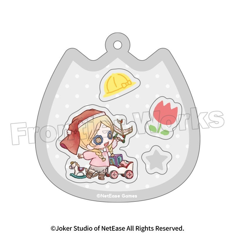 (Goods - Keychain) Identity V Kindergarten Shaka Shaka Shakeable Acrylic Keychain Toy Merchant