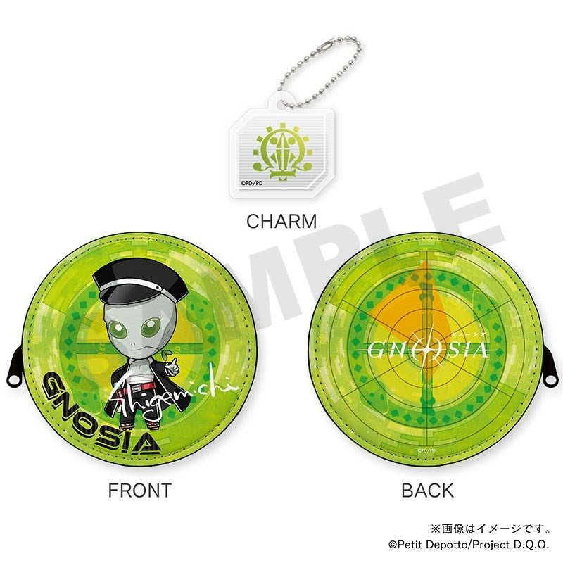 (Goods - Pouch) GNOSIA Mini Flat Pouch w/Acrylic Charm Shigemichi