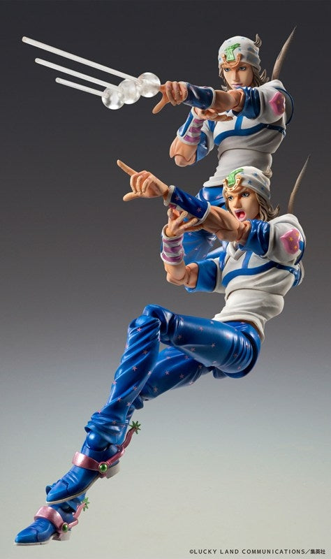 (Action Figure) JoJo's Bizarre Adventure Part.VII Steel Ball Run Super Action Statue Johnny Joestar (Re-release)