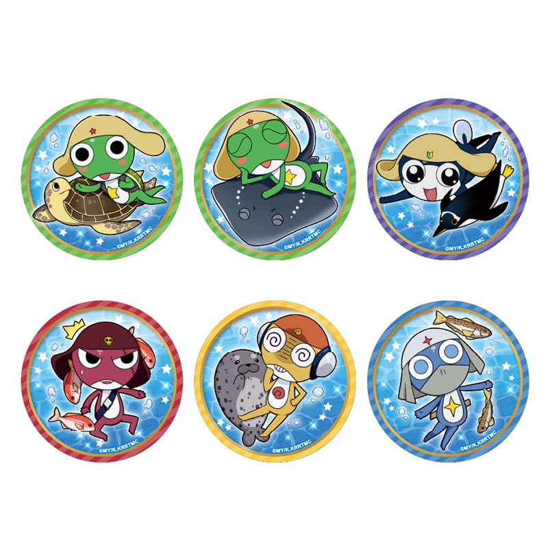 (1BOX=6)(Goods - Badge) Sgt. Frog Diving Trading Button Badge