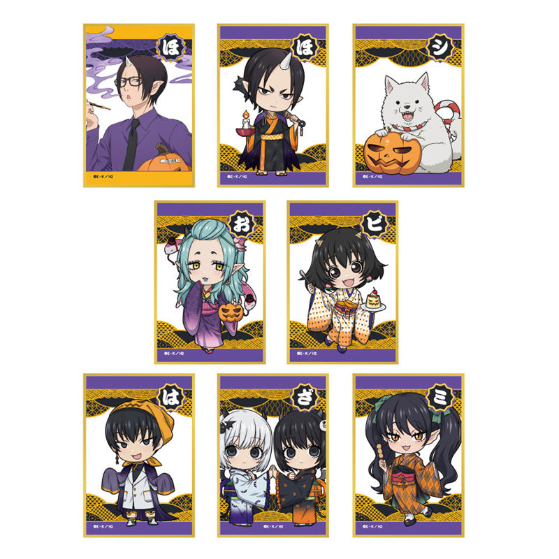 (1BOX=8)(Goods - Art Board) TV Anime Hozuki's Coolheadedness Trading Karuta StyleArt Board