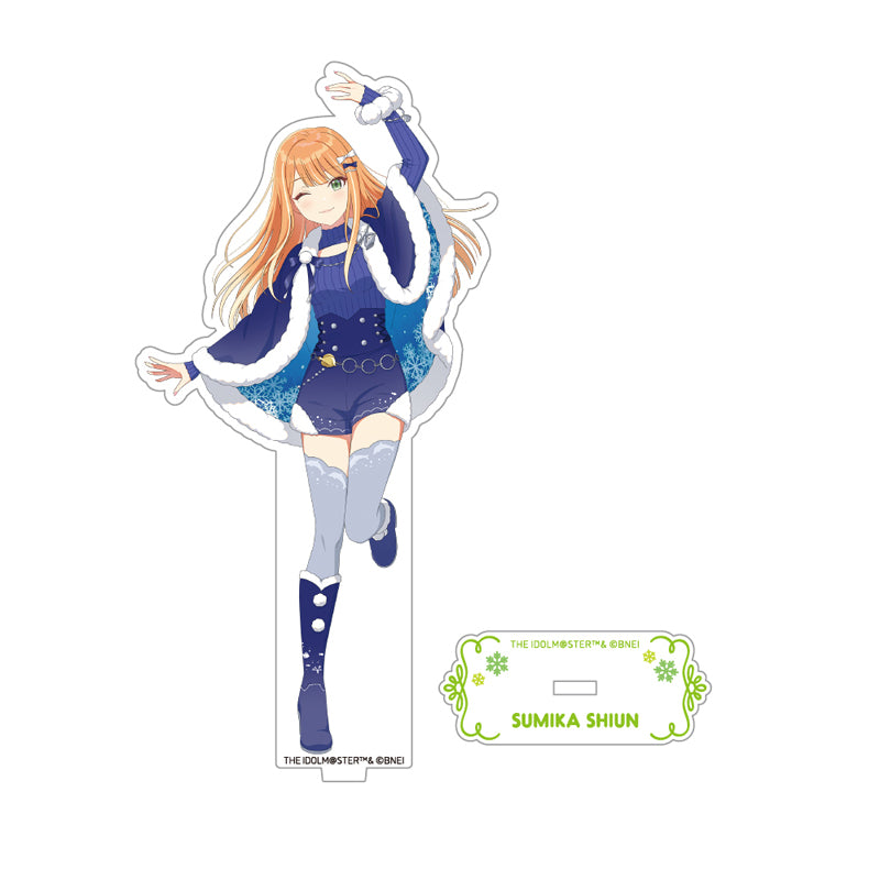 (Goods - Acrylic Stand) Gakuen iDOLM@STER Exclusive Art Acrylic Stand Sumika Shiun Hatsuboshi Paradise ver.