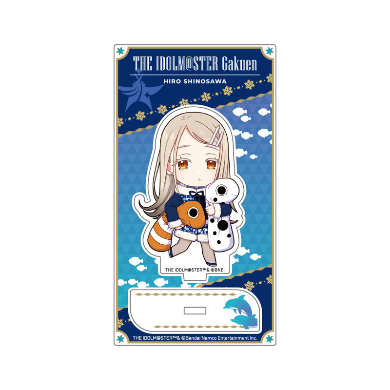 (Goods - Acrylic Stand) Gakuen iDOLM@STER Chibi Acrylic Stand Hiro Shinosawa Hatsuboshi Paradise ver.