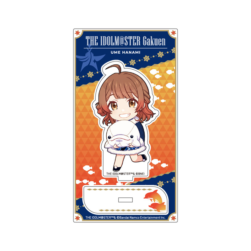 (Goods - Acrylic Stand) Gakuen iDOLM@STER Chibi Acrylic Stand Ume Hanami Hatsuboshi Paradise ver.